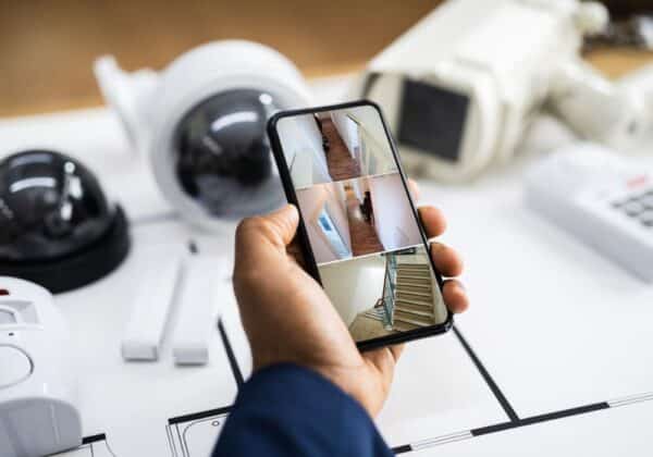 brownstone entry Video Surveillance Installation New York