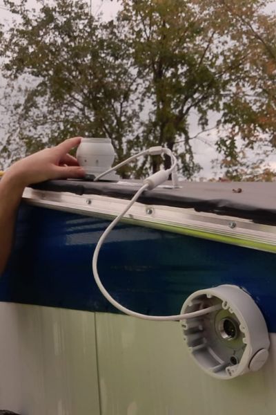 security camera installation