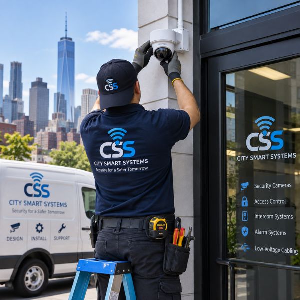 lobby camera layout for Residential Building Security